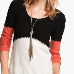 Free People color block sweater